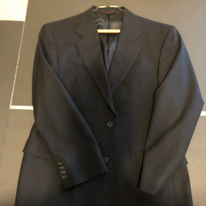 Hart Schaffner & Marx Black Blazer Size 40R